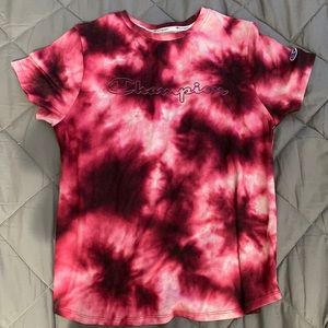 Champion tie-dye shirt